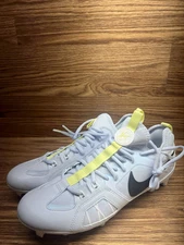 Nike Huarache Size 9.5 Varsity LAX SE Cleats Lacrosse Gray Men FZ3620-001