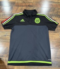 Adidas Polo Travel Shirt Mens Small Mexico Soccer Team Jersey 2017