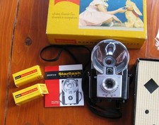 1960s Kodak 24T Brownie Camera Starflash Outfit Kit w/ Original Box  Film