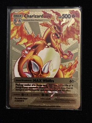 Charizard DX Gold Metal Card 52/100 - 2020- PokemonNintendoCreature/Gamefreak