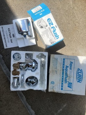 NEW Zurn Commercial Toilet Flush Valve + E-Z Flush Sensor Kit Bundle SEE PHOTOS!