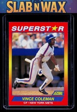 1992 Score 100 Superstars Vince Coleman #79 New York Mets