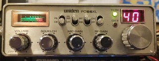 CB RADIO UNIDEN PC 66XL with High/Low power! Video of it working. No microphone