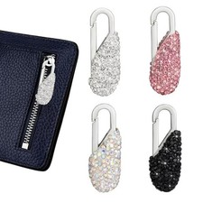 4 PCS Bling Zipper Pull Replacement Universal Decorative Handle Tab Jackets Bag