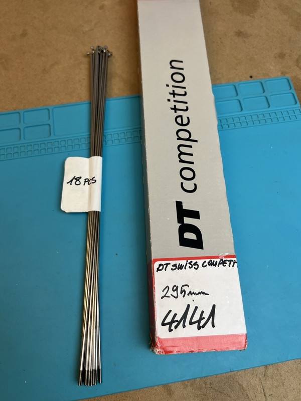 18pcs 295mm DT SWISS Competition Bike Spokes "J" Bend Sku4141