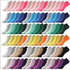 150 Pairs Womens Ankle Socks Colorful Low Cut Ankle Socks With Tab Lightweigh...