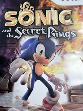 Sonic and the Secret Rings (Nintendo Wii) - TESTED AND WORKING, No Comic DVD