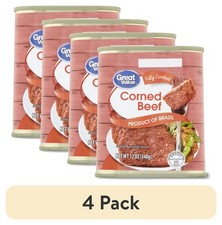 Canned Corned Beef 12 oz 4 Pack Brisket Food Storage
