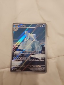 Pokemon TCG Beartic 110/086 Illustration Rare IR Holo SV Black Bolt