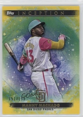 2024 Topps Inception Yellow 151/199 Manny Machado #53 04tw