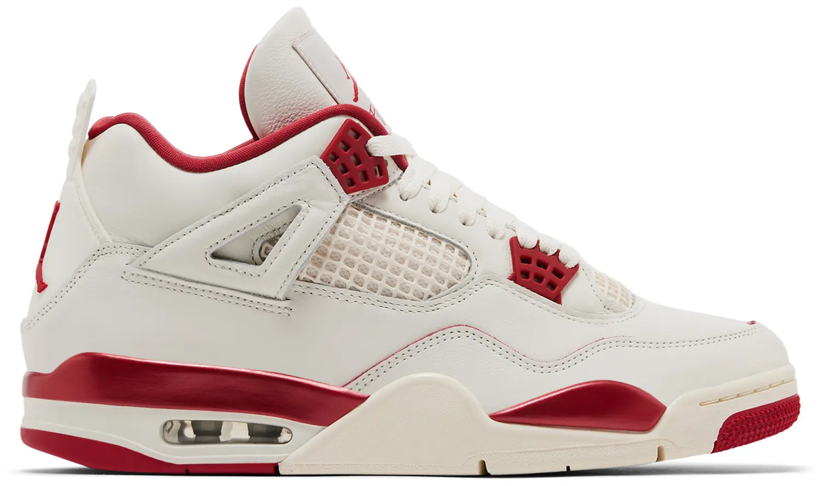 Women Air Jordan 4 Retro Valentine's Day Sierra Red Style # HV0823