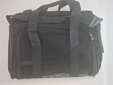 Black Mesh Soft Sided Pet Travel Tote Carrier SMALL Bag Cat/Dog