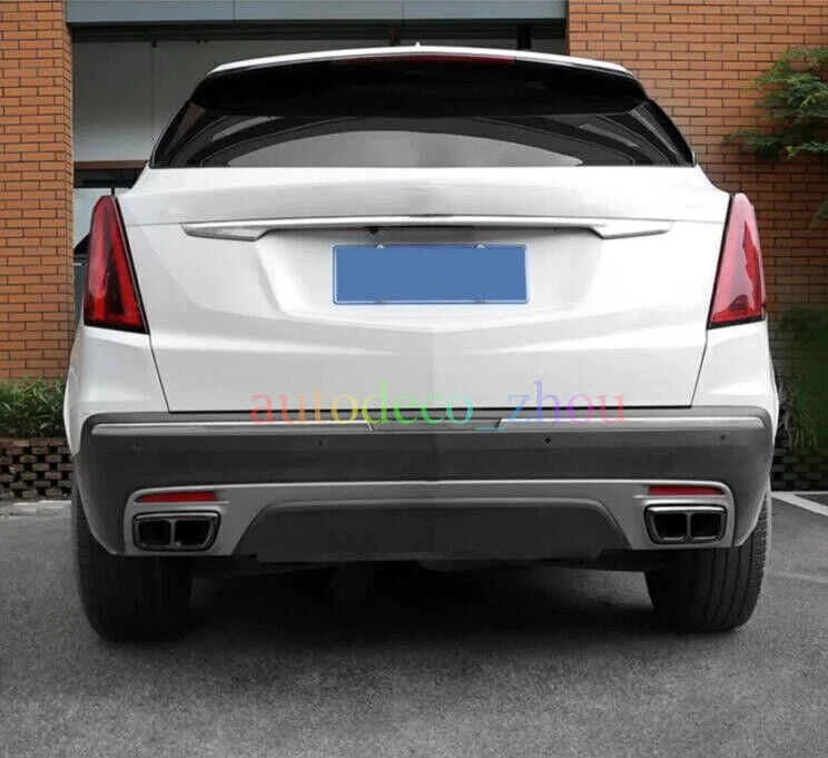 Черная отделочная рама задней трубы глушителя выхлопной системы для Cadillac XT5 2020-23 2 шт. - Изображение 3 из 4