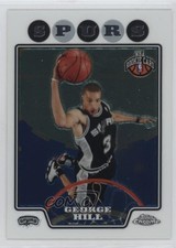 2008-09 Topps Chrome George Hill #204 05cx