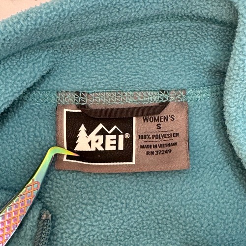 REI Polartec Womens S Turquoise Sleeveless Fleece Vest Hiking Outdoor Camping - Picture 2 of 11