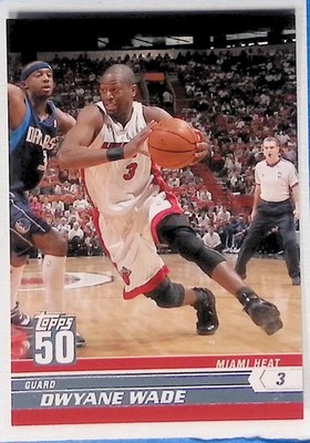 DWYANE WADE   HEAT  2007-08 TOPPS 50th ANNIVERSARY #6