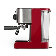 Espresso Cappuccino Machine RED 20 Bars Steam Frother German Design