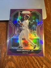 Ken Griffey Jr 2021 Panini Prizm Purple Prizm #19 HOF Seattle Mariners NM-MT