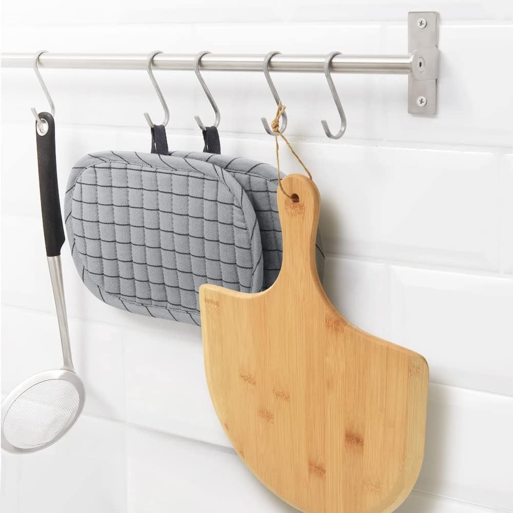 homEdge Pizza Stone Set, Heavy Duty Round Cordierite Baking 10, Beige 