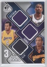 2009 SP Game Used 3 Star Swatches 127/299 Jordan Farmar Monta Ellis #3S-EFC 0m8
