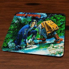 Silent Running 1972 Bruce Dern Huey & Dewey Mouse Mat Pad Faux Leather Stitched