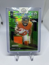 2024 Panini Prizm Audric Estime RC Premier Jerseys Neon Green Pulsar #PJ-AEE