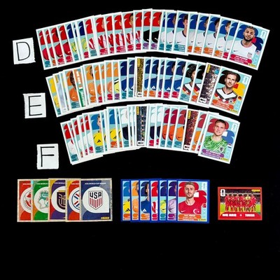 PANINI WORLD CUP 2026 STICKERS - USA PAR AUS TUR GER CUW CIV ECU NED JPN SWE TUN