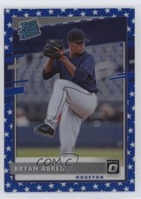 2020 Panini Donruss Optic Spirit of 76 Prizm 68/76 Bryan Abreu #31 Rookie RC nd3