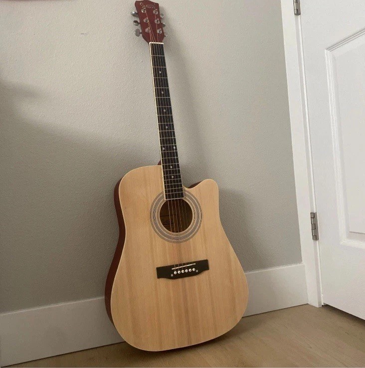 41 inch 6 string acoustic guitar