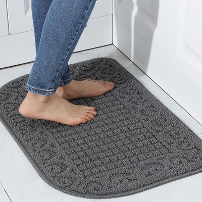 27X18 Inch Anti Fatigue Kitchen Rug Mats are Made of 100% Polypropylene Half