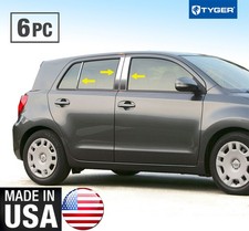 Tyger For 2008-2015 Scion Xd 6pc Stainless Steel Chrome Pillar Post Trim