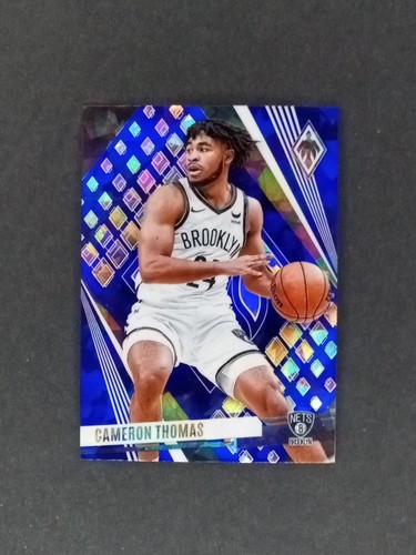 2023-24 Panini Phoenix Purple Cameron Thomas 037/150 Brooklyn Nets #192 - Picture 1 of 3
