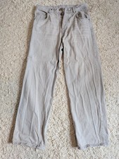 Jeans Zara overdyed denim larghi larghi gamba taglia 31 100% cotone