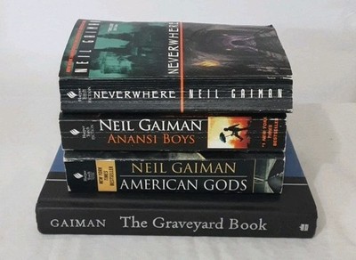 Lot of 4 Books by Neil Gaiman (3 Trade Paperbacks & 1 Hardcover) 