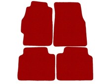 Basic Fußmatten, Automatten für Honda Civic V 1991-1996 Rot x14 Rand