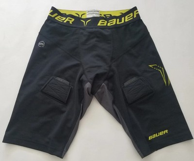 Bauer Premium 37.5 Compression Hockey Shorts Youth Boy's Size XL