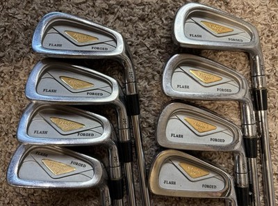 Set Of 8 ~ Vector 25C Flash Forged Irons 3-P True Temper Steel Shafts RH 