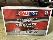 AMSOIL 5w-30 Signature Series Synthetic Motor OIL (1 Case =12 Quart Bottles) 