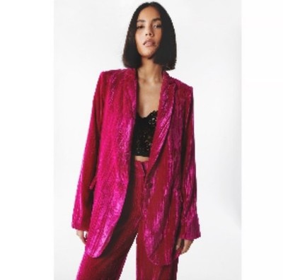 nasty gal pink blazer dress Nasty gal blazer dress in hot pink. , Worn once in