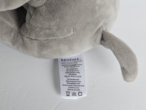 Peluche de peluche Choo Choo Humphrey gris elefante 2021 9" Bedtime Originals - Imagen 9 de 10