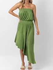 Sugarlips Willow Ayanna Asymmetric Midi Dress Size S