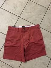 J Crew Club Shorts Mens 31 Light Red Chino Classic Casual Preppy