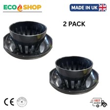 2 Pack 4 Inch Mushroom Soil Pipe Vent Cowl Cap PVC Ventilation Terminal Cover!