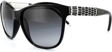 Bvlgari Sunglasses BV8104 901/8G 57mm Black / Grey Gradient Lens