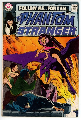 Phantom Stranger #4 FN + weiße Seiten DC 1969 Comics