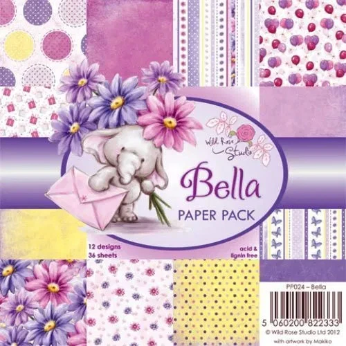 Wild Rose Studio Paper Pad Cartes Scrapbooking 6x6 Bellas Belle Paper Pack Scrap - Photo 1/1