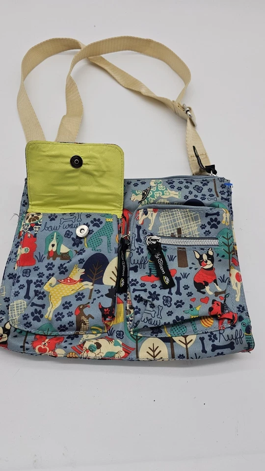 Bolso Bandolera Lily Bloom Who Let the Dogs Out Múltiples Bolsillos con Cremallera Foto 3 de 4