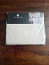Hotel Collection Bedding 600TC 100% Egyptian Cotton Twin Fitted Sheet Egg Shell