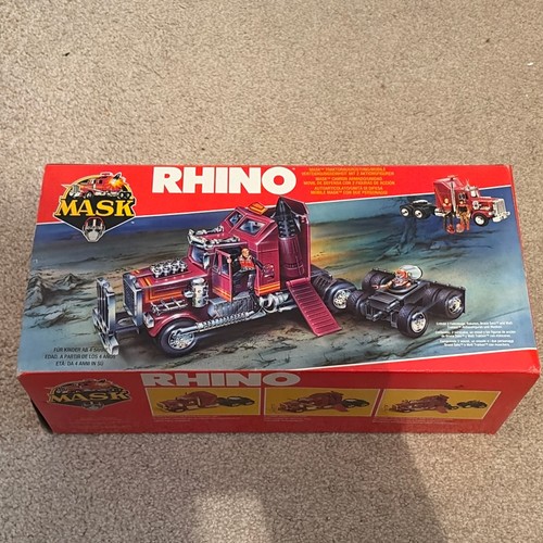 M.A.S.K. Kenner Rhino 100% Original - Boîte D'origine Ouverte - Année 1986