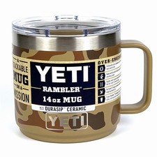 YETI Wetlands Camo 14 oz Mug Ceramic Lined Rambler Limited New Release Fast Ship
